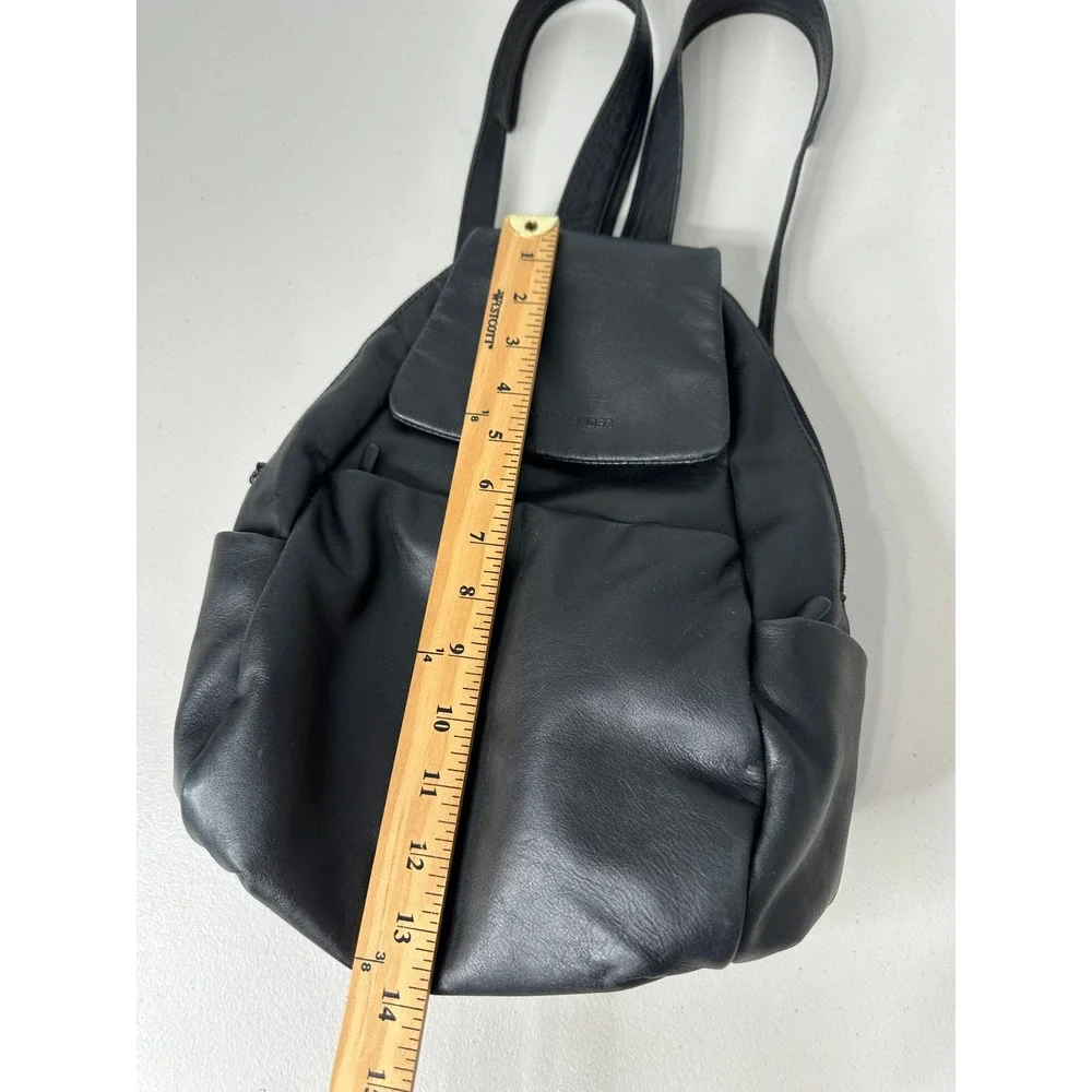 Derek‎ Alexander Black Leather Sling Backpack Navajo Purse Bag Womens